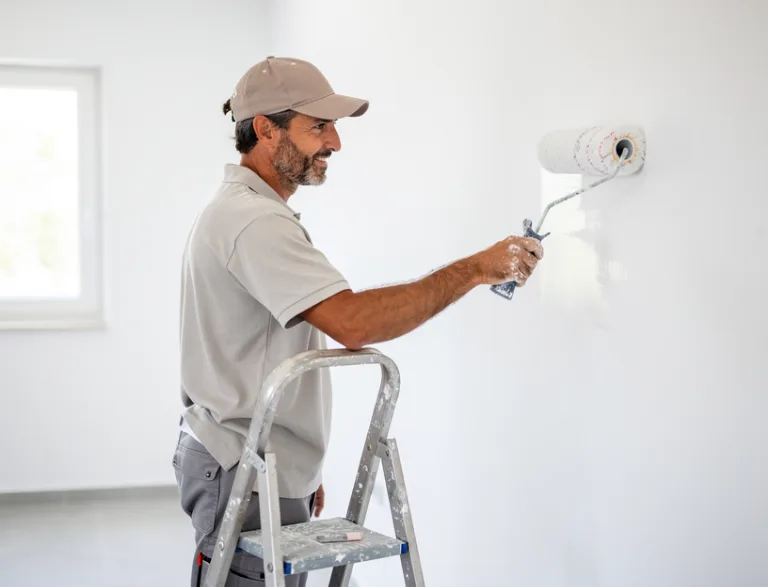 Pintor servicio en Sagrada Familia